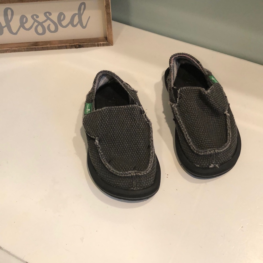 Sanuk Vagabond Toddler shoes, 11, black